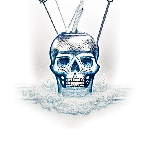 Cocktail Shaker With Skull Ice