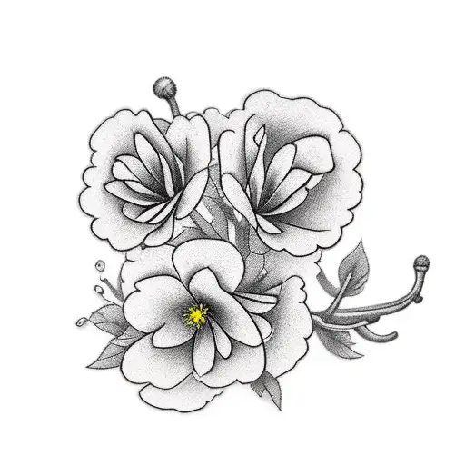 Small Cherryblossom With Kids Names