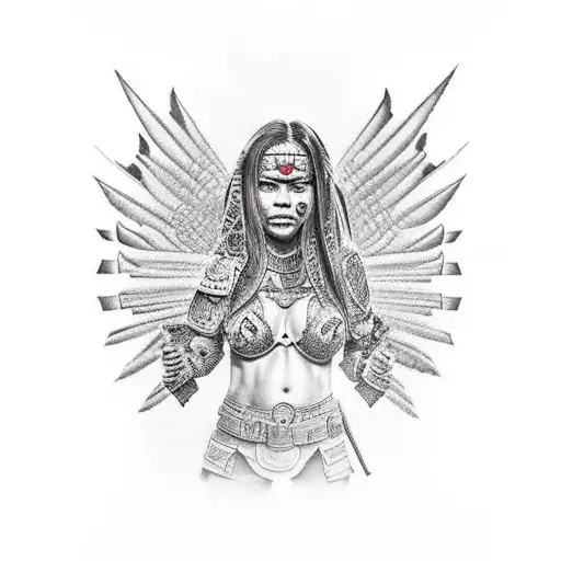 Mexican Female Warrior