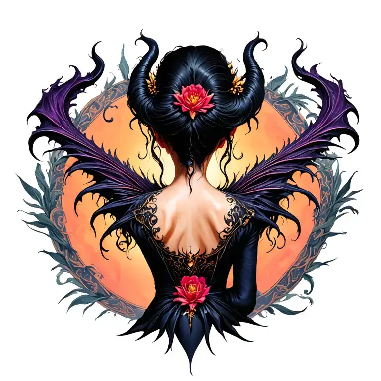 Meleficent Full Back