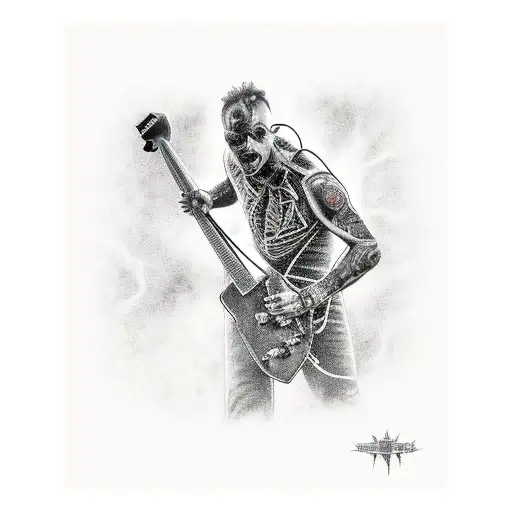 Metallica Ride The Lightning Electric Chair Black And Grey