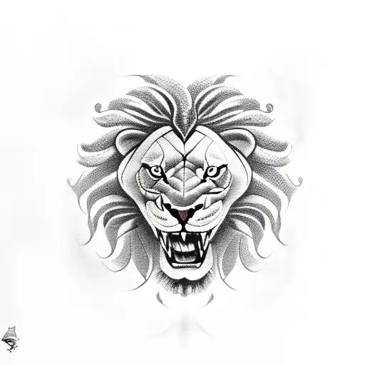 Snake With Lion Head