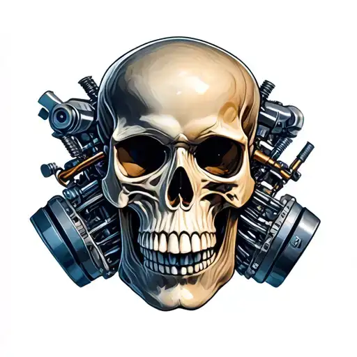 Engine Parts Integrated Skull