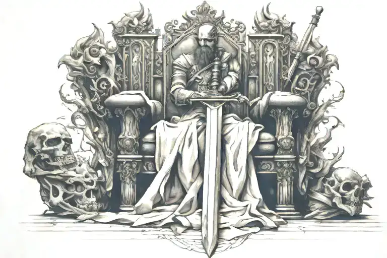 Throne With A Sword