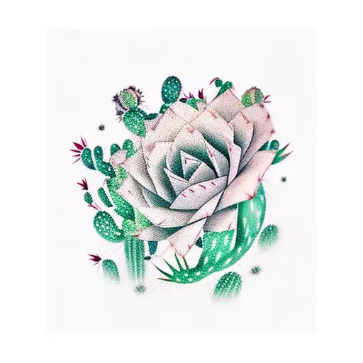 Cactuses With Mexican Heritage