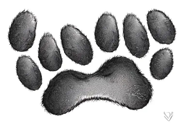 Dog Paw Print