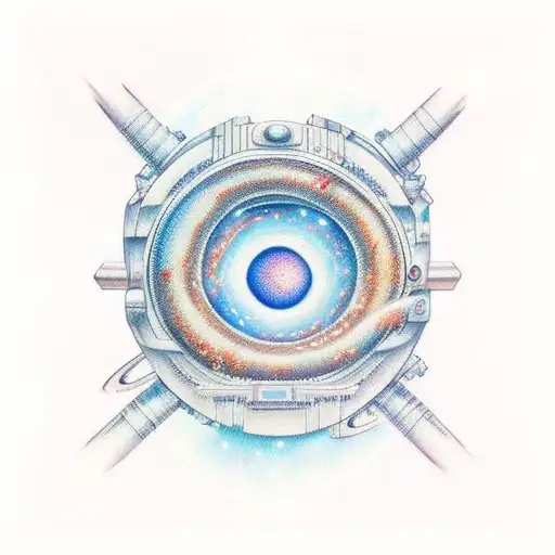 Realistic Universe Space Galaxy Dark Blue