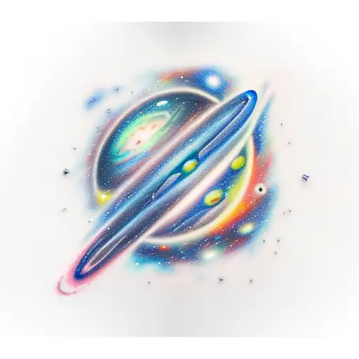 Realistic Universe Space Galaxy Dark Blue