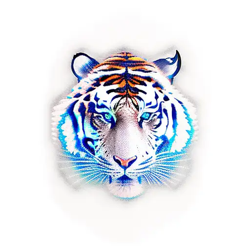 Soccer Club With Seawaves And Tiger