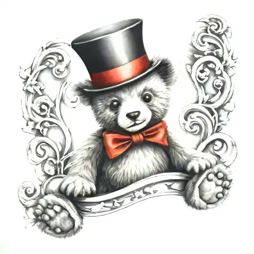 Circus Teddy Bear With Top Hat