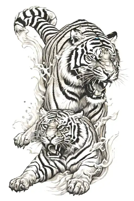 Tiger Fighting
