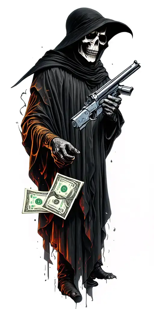 Dice Money Guns Grim Reaper