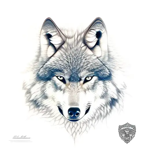 Wolf Blindfolded With Red Scarf