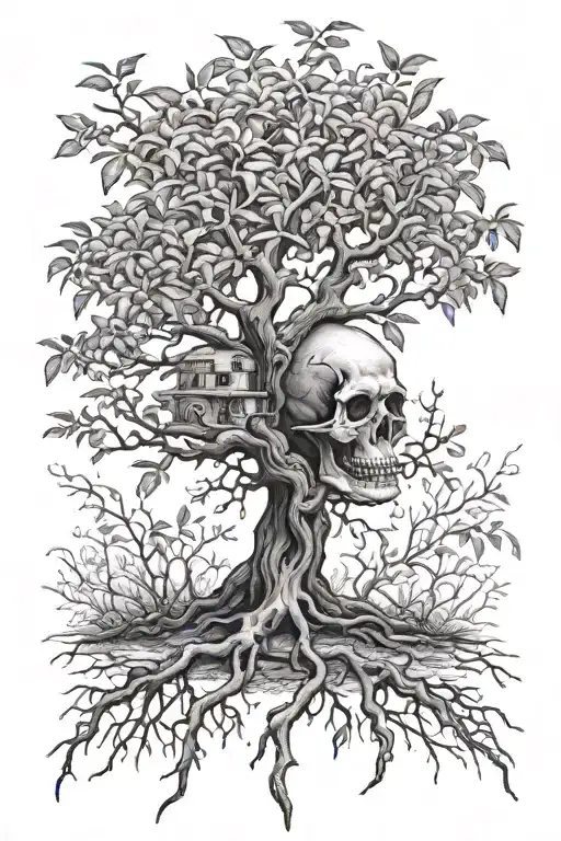 Poison Tree Mauri Tattoo Design