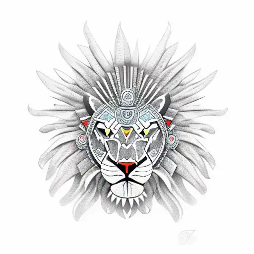 Aztec Armor With Lion Head