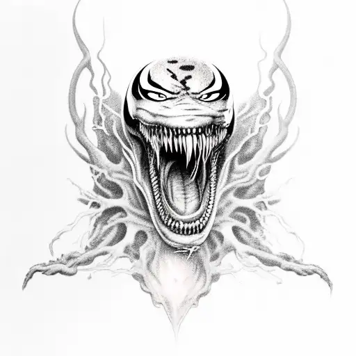 Venom Tearing Out Of Skin