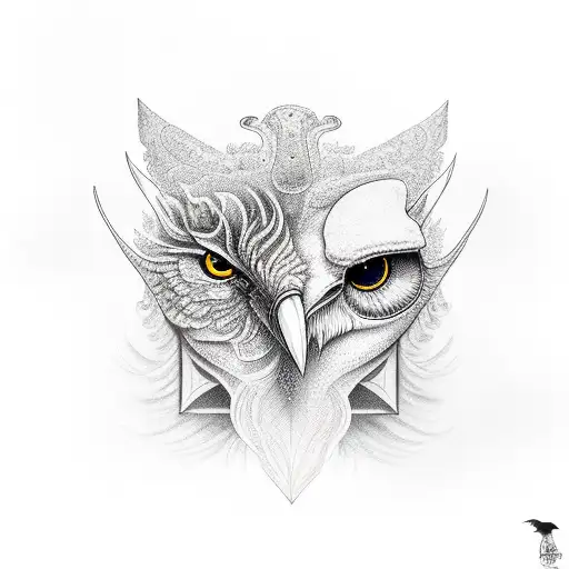 Aegishjalmur With Crow