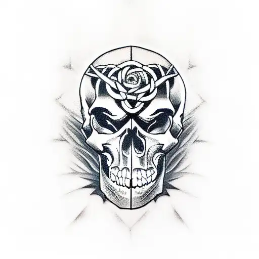 Misfits Skull In Celtic Style