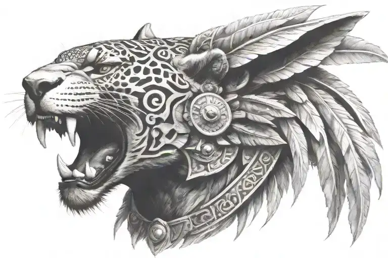 Aztec Jaguar Warrior