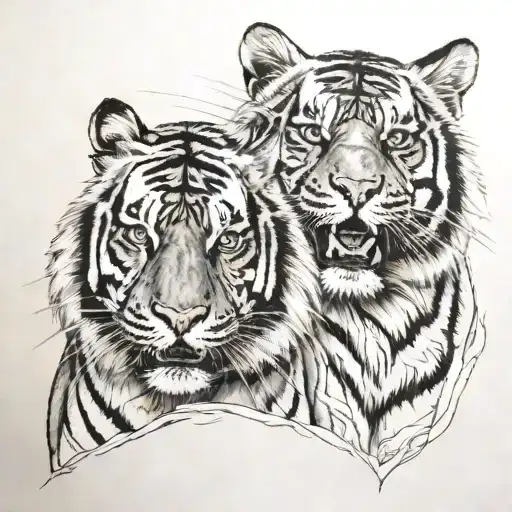 Tiger And Sniper