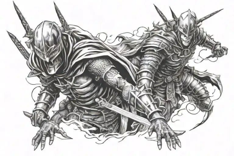 Berserk Manga Inspired Scene