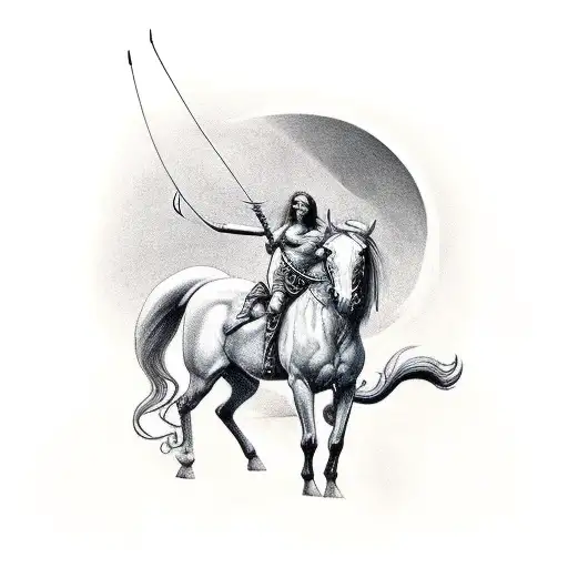 Centaur With A Bow And Arrow