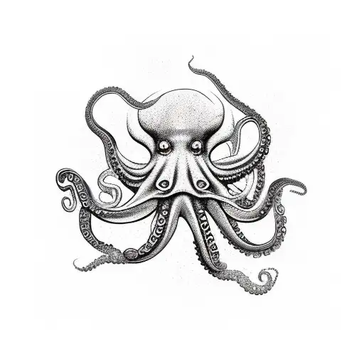 Octopus With Shipwreck