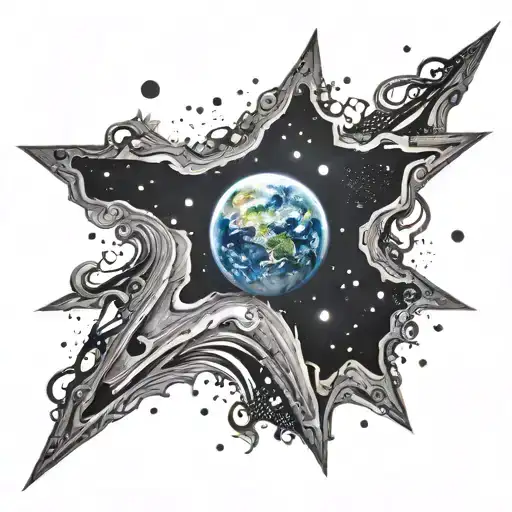 A Star With A Galaxy Inside