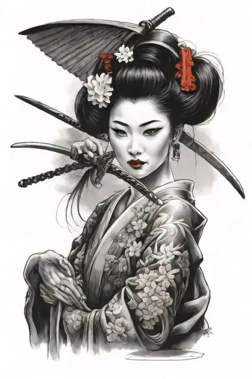 Geisha With A Sword
