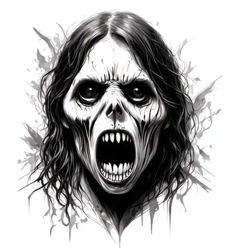 Sketch Tattoo Realism Of Fear