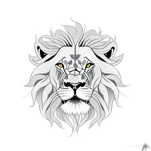 Lion With Oroboros Snake