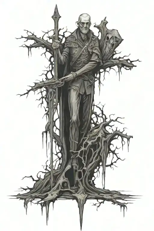 Tall Man Gothic Standing Proudly