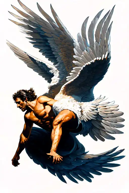 Icarus Flying Towards