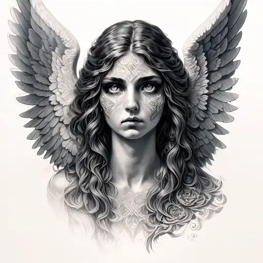 Seraphim Angel Symmetrical Eyes Everywhere