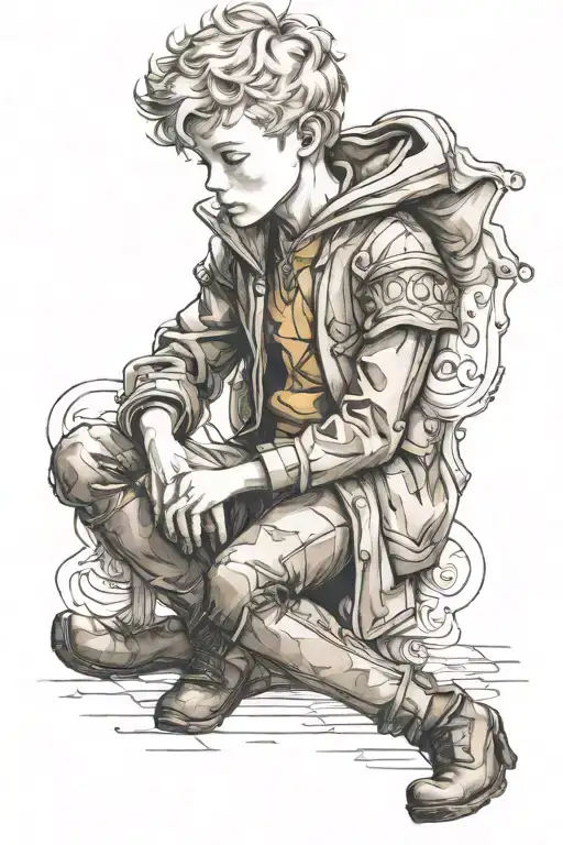 Little Prince Sitting