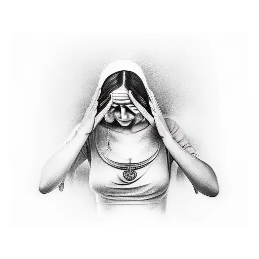 Mother Praying For Me