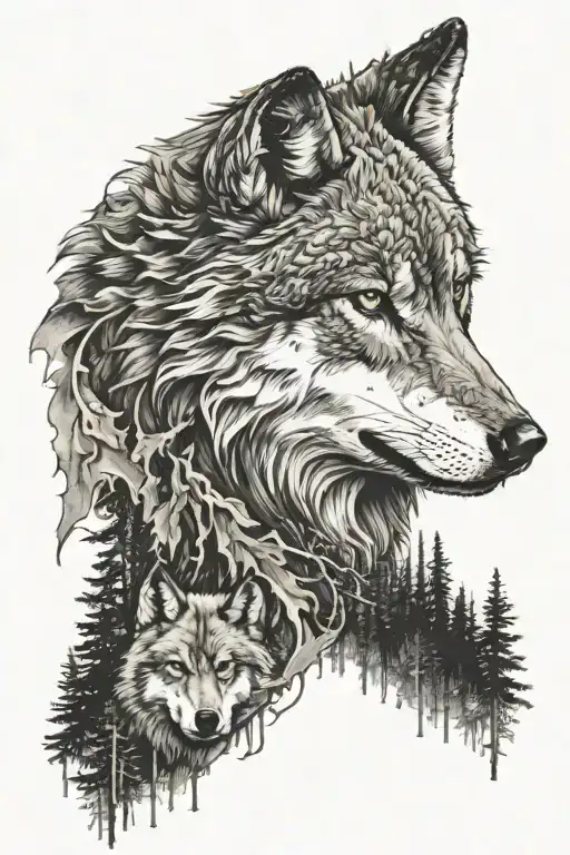 Forrest Hill Wolf Surrounded