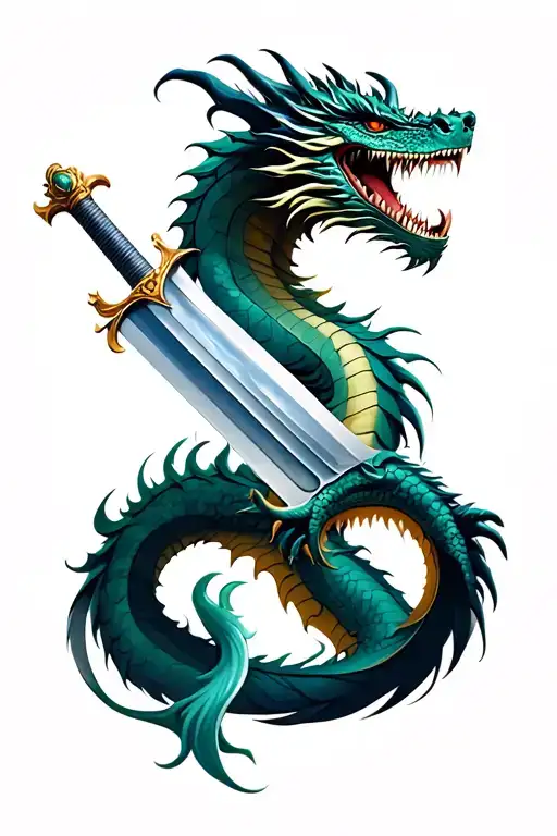 Dragon And Sword