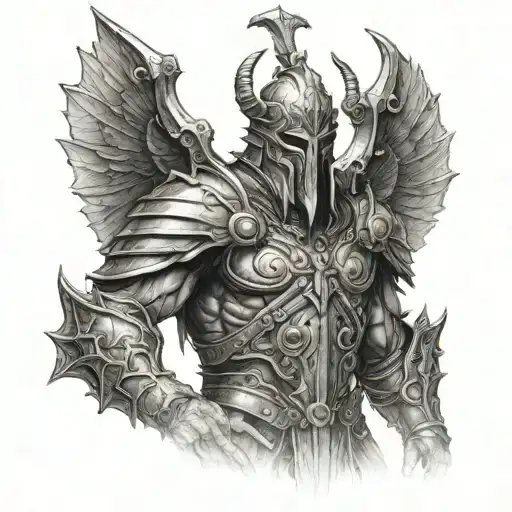 Imperius From Diablo Chest Up Facing The Right Side