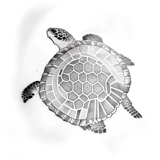 Alternative Music-themed Sea Turtle