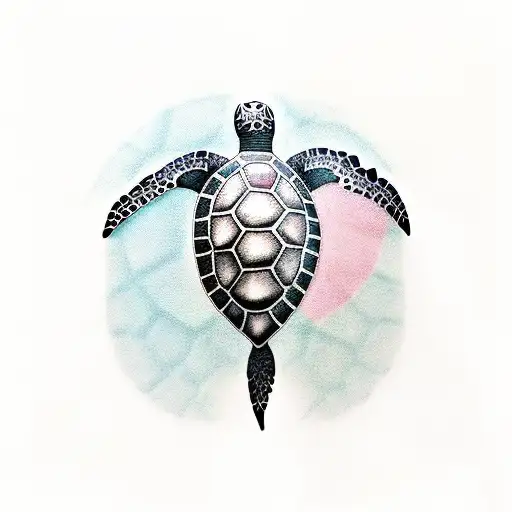 Alternative Music-themed Sea Turtle