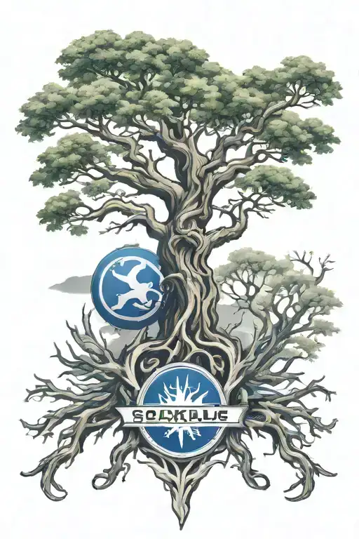 Schalke 04 Emblem Yggdrasil