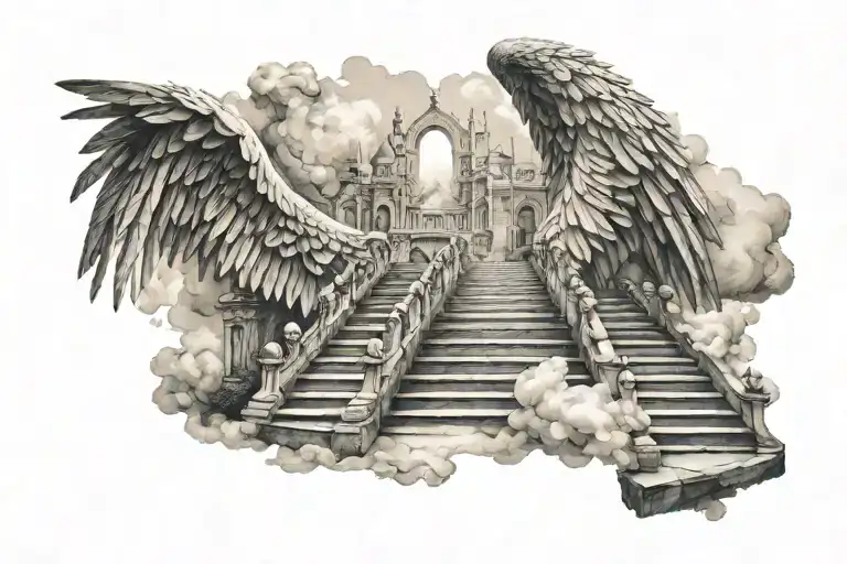 Heaven Wings Stairs