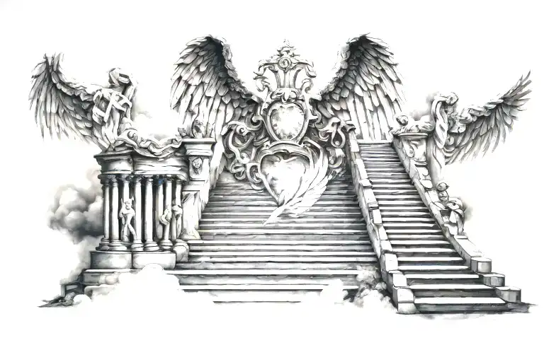 Heaven Wings Stairs