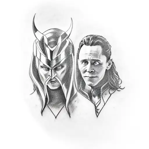 Loki And Scarlet Witch