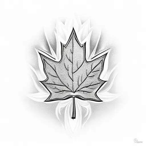 Fleur De Lys And Maple Leaf