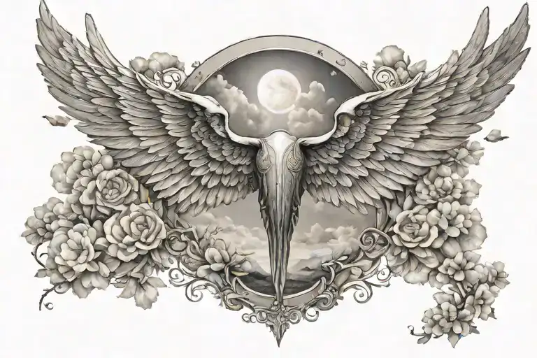 Heaven Wings Pathway Sky