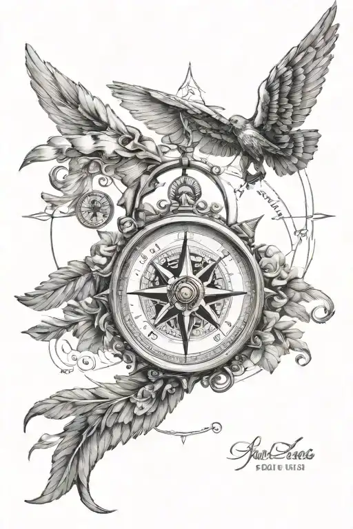 Wings And Compass