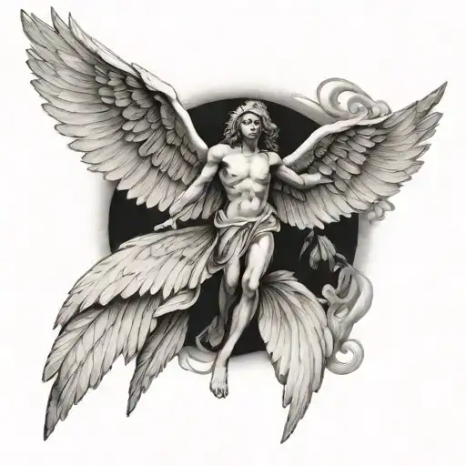 Angel With Wide Wings