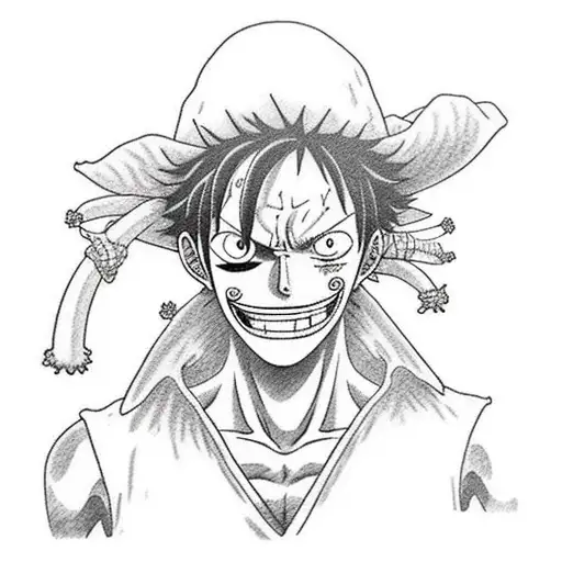 Anime One Piece Luffy Zoro Fighting